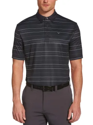 Mens Horizontal Stripe Polo