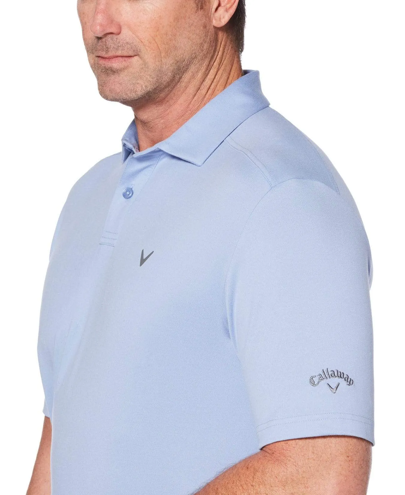Mens Soft Essential Polo with Chevron