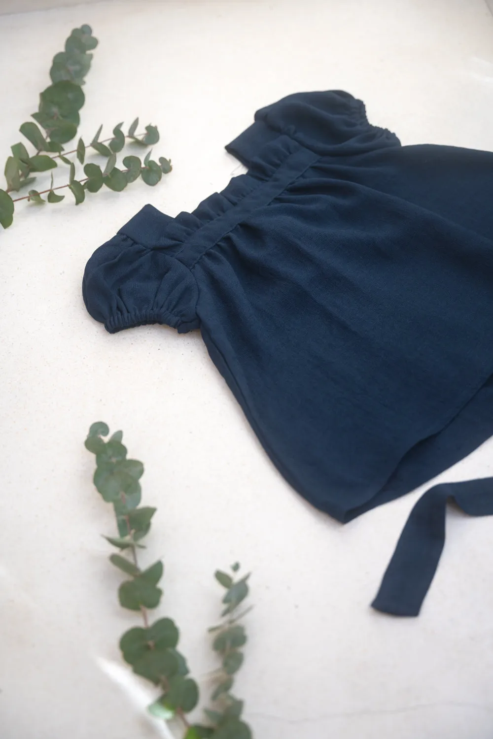 Midnight Elegance Baby Dress