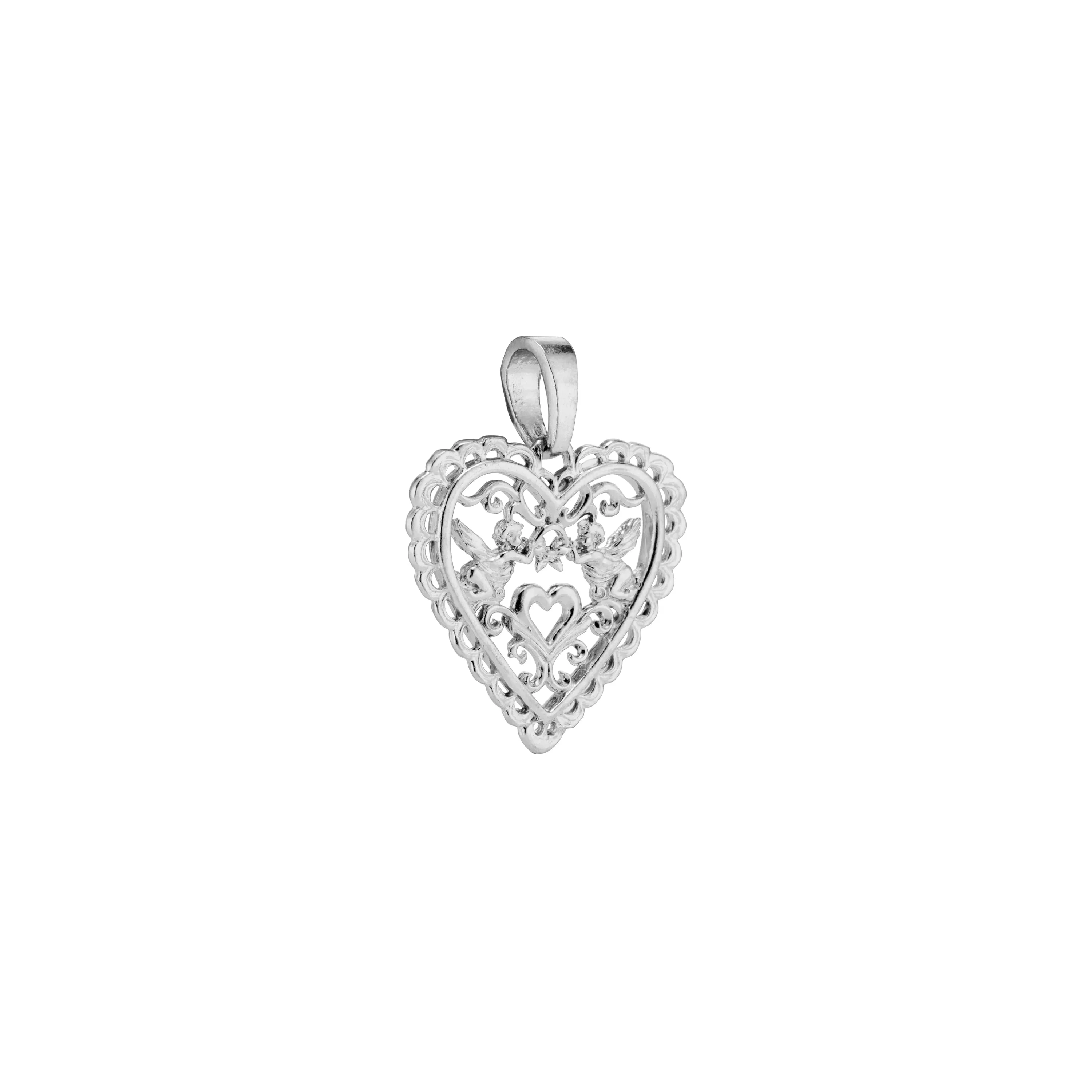 Mini Lace Heart Pendant