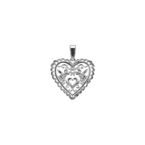 Mini Lace Heart Pendant