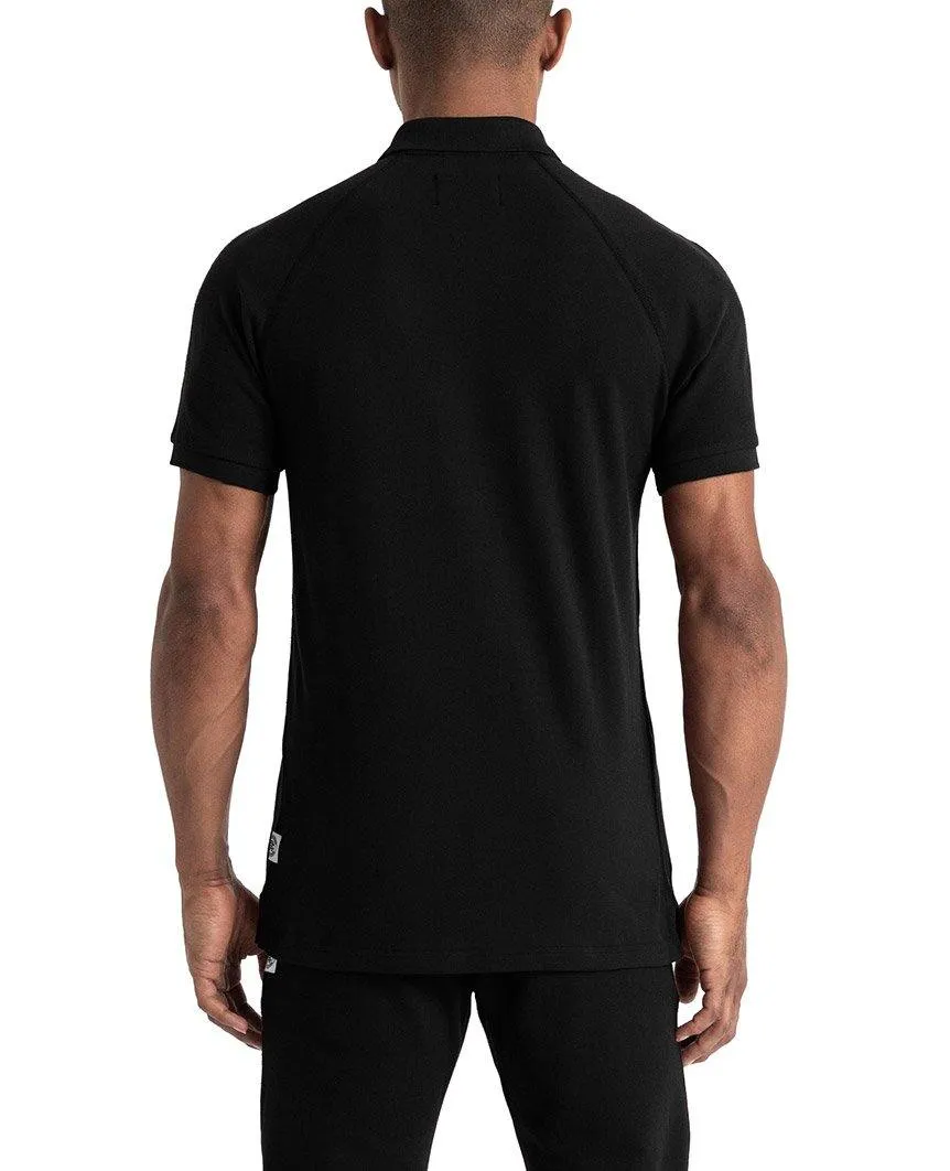 Monogram Polo Athletic Pique Black