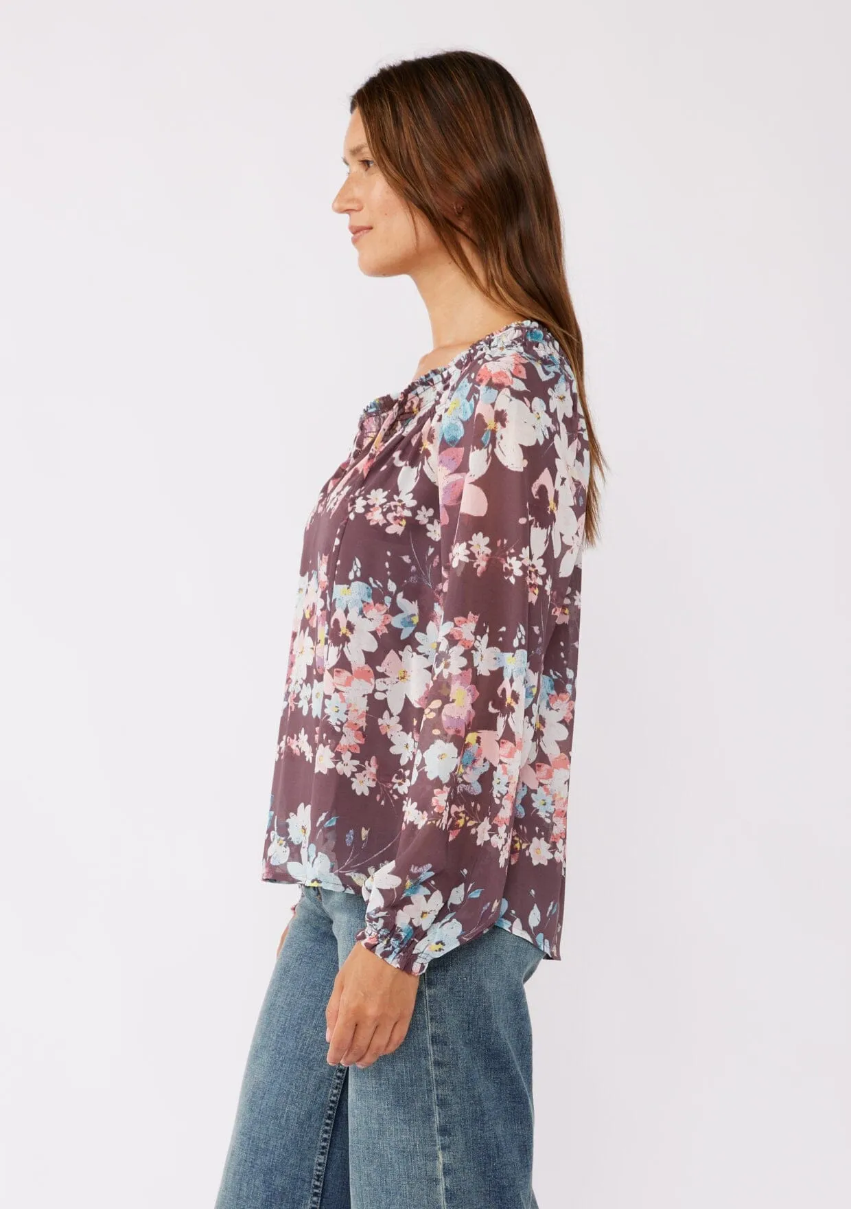 Nocturnal Petal Blouse
