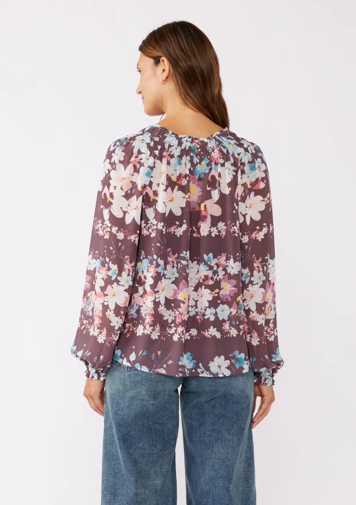Nocturnal Petal Blouse
