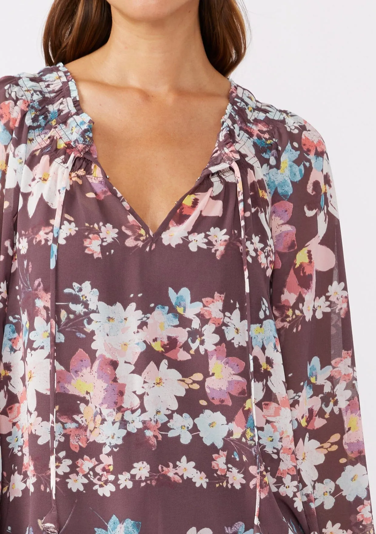 Nocturnal Petal Blouse