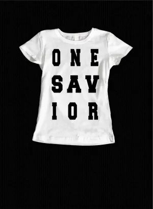 One Savior Ladies Tee