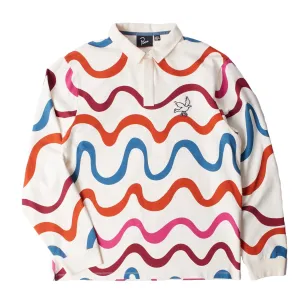 Parra Colored Soundwave Polo Shirt 'Off White'