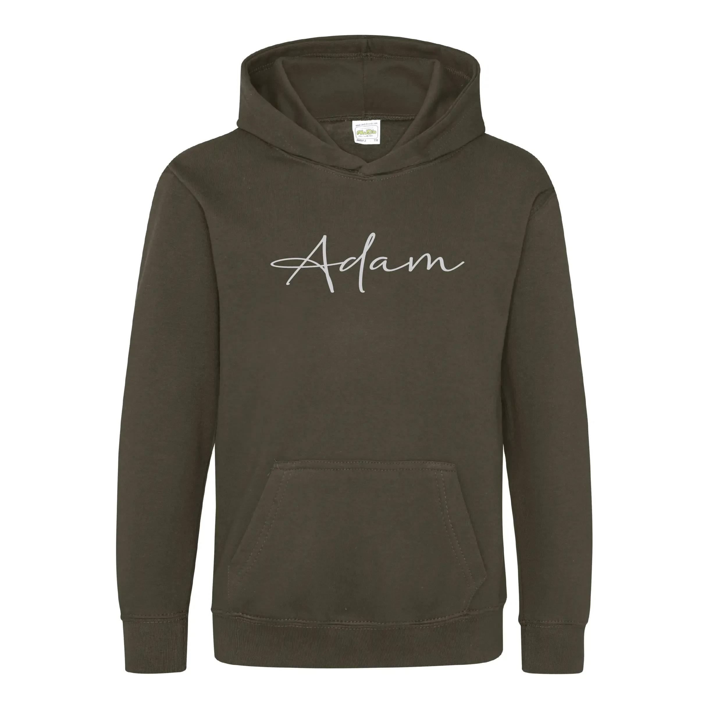 Personalised Kids Name Infant Unisex Pull Over Embroidered Hoodie