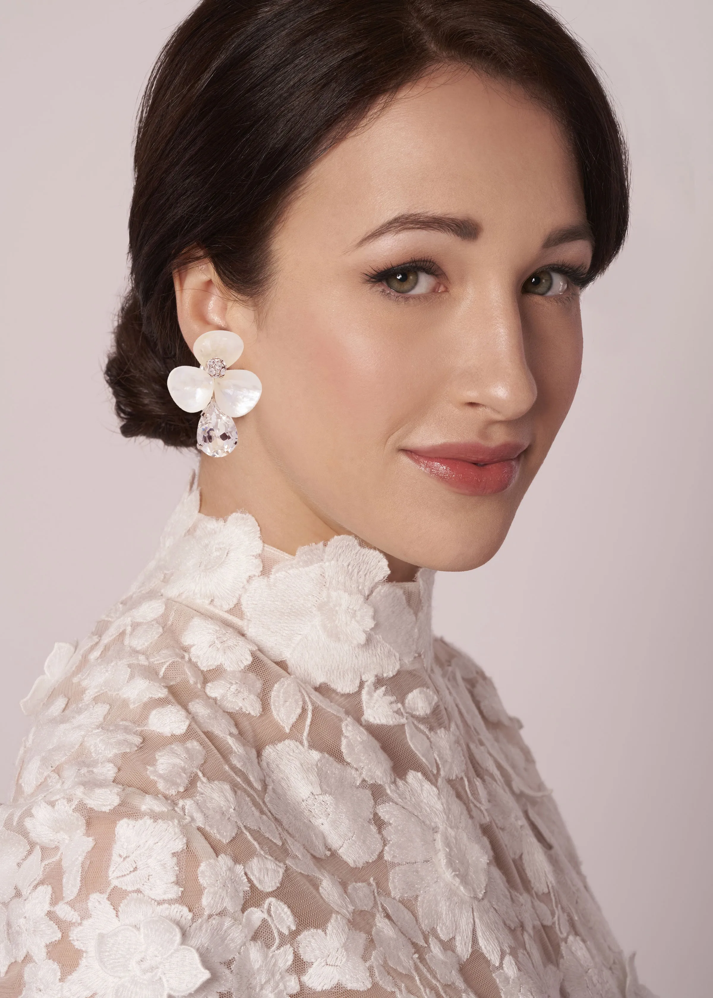 Petal Classic Crystal Stud