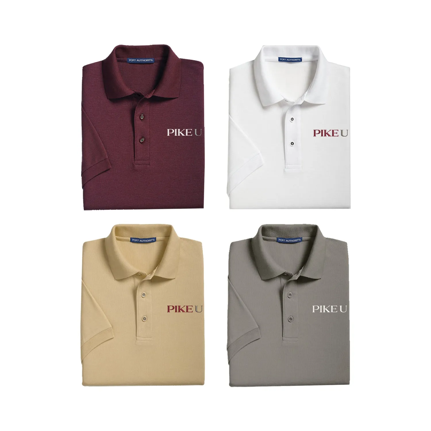 PIKE U Cotton Pique Polo