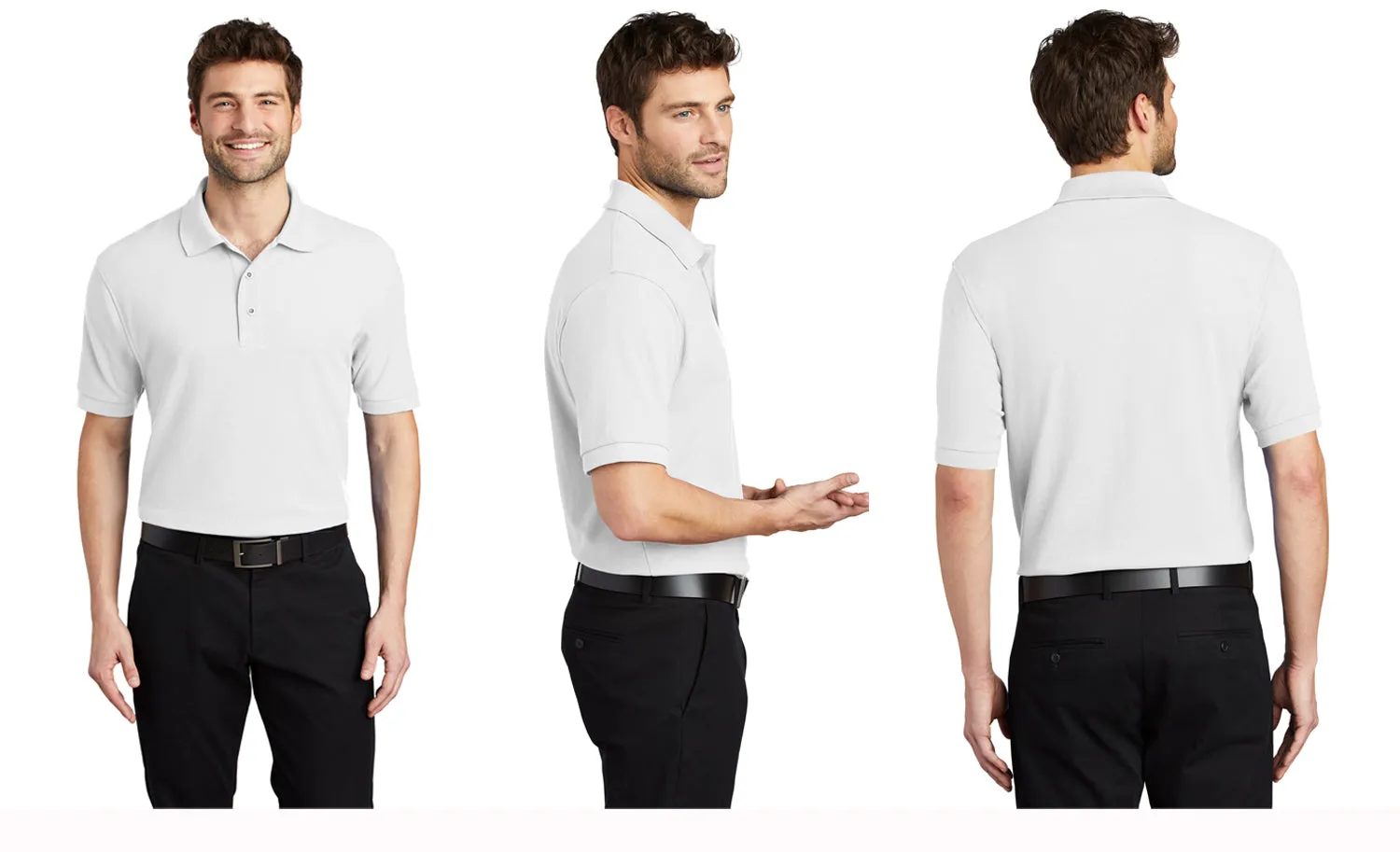 PIKE U Cotton Pique Polo