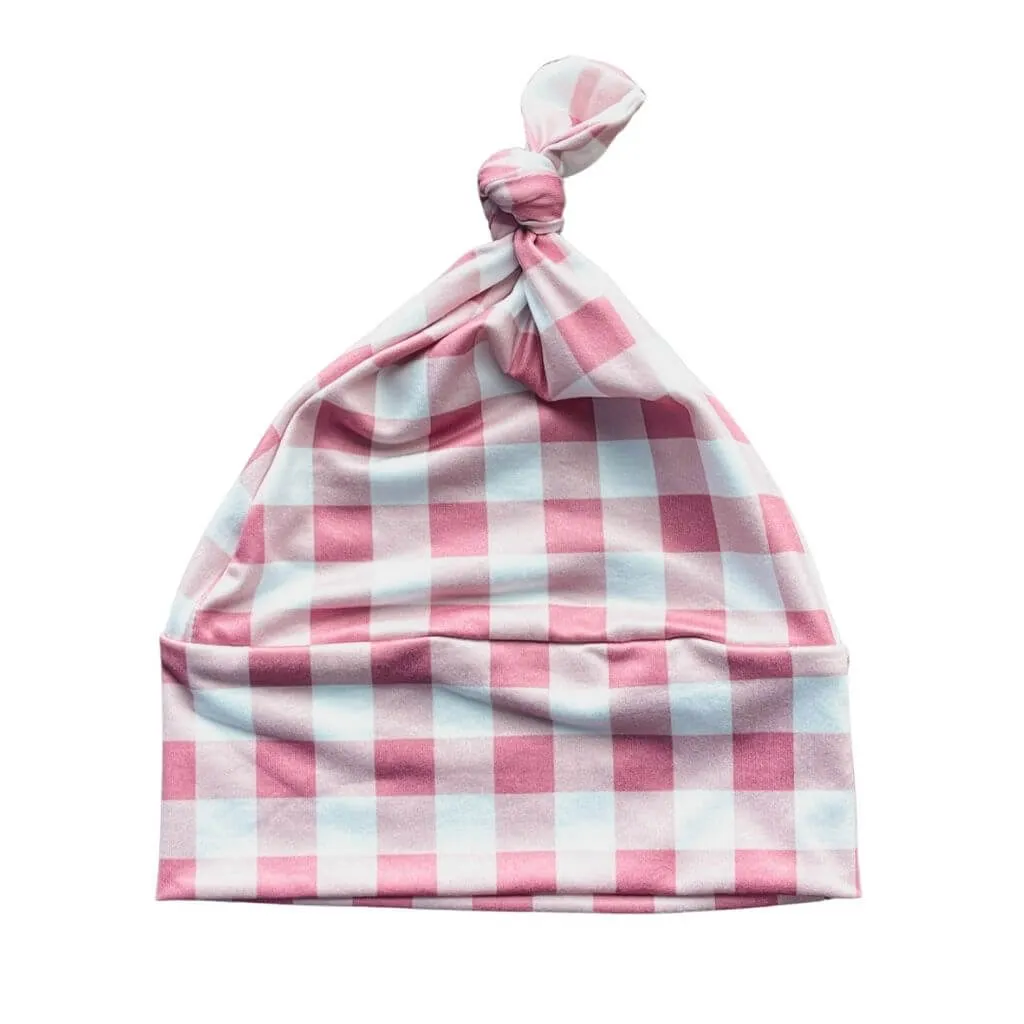 Pink Plaid Hat