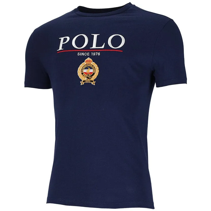 Polo Mens Equestrian Tee Navy