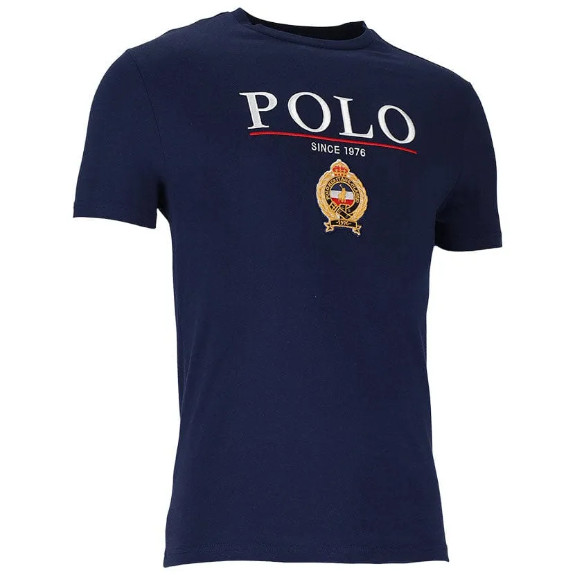Polo Mens Equestrian Tee Navy