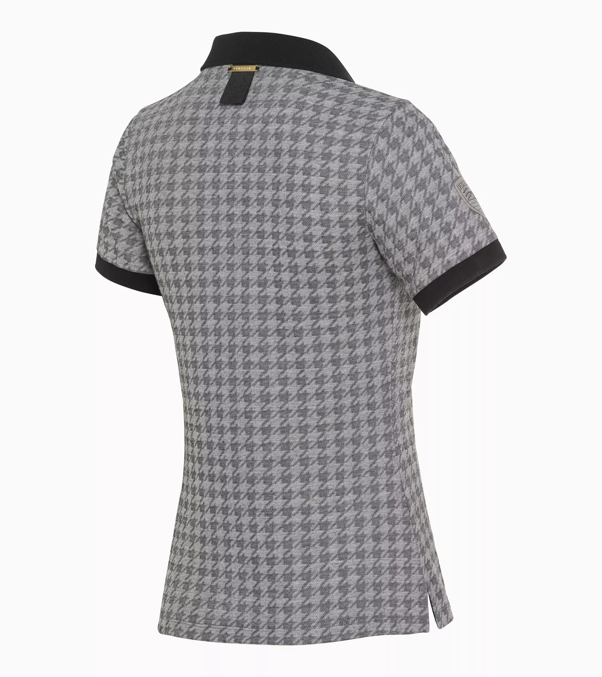 Porsche Women's Polo shirt, Houndstooth - Heritage