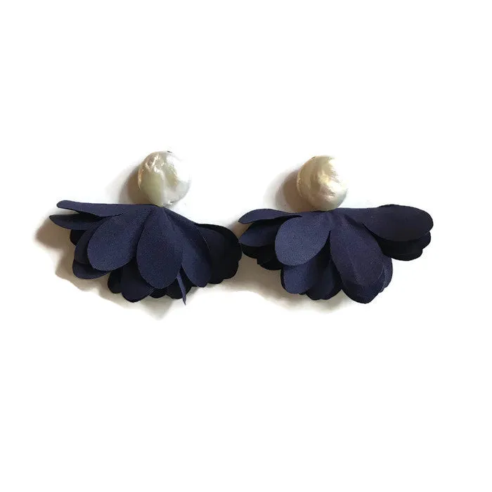 Primrose Blooms - Navy