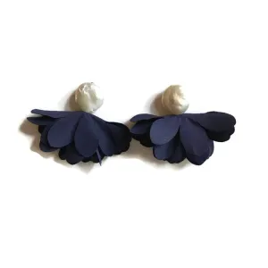 Primrose Blooms - Navy