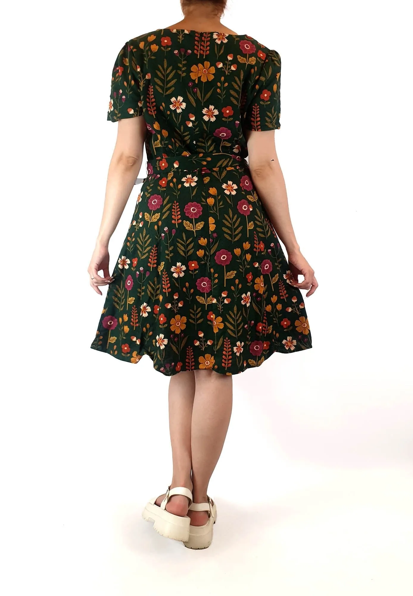 Princess Highway green floral print dress size 10