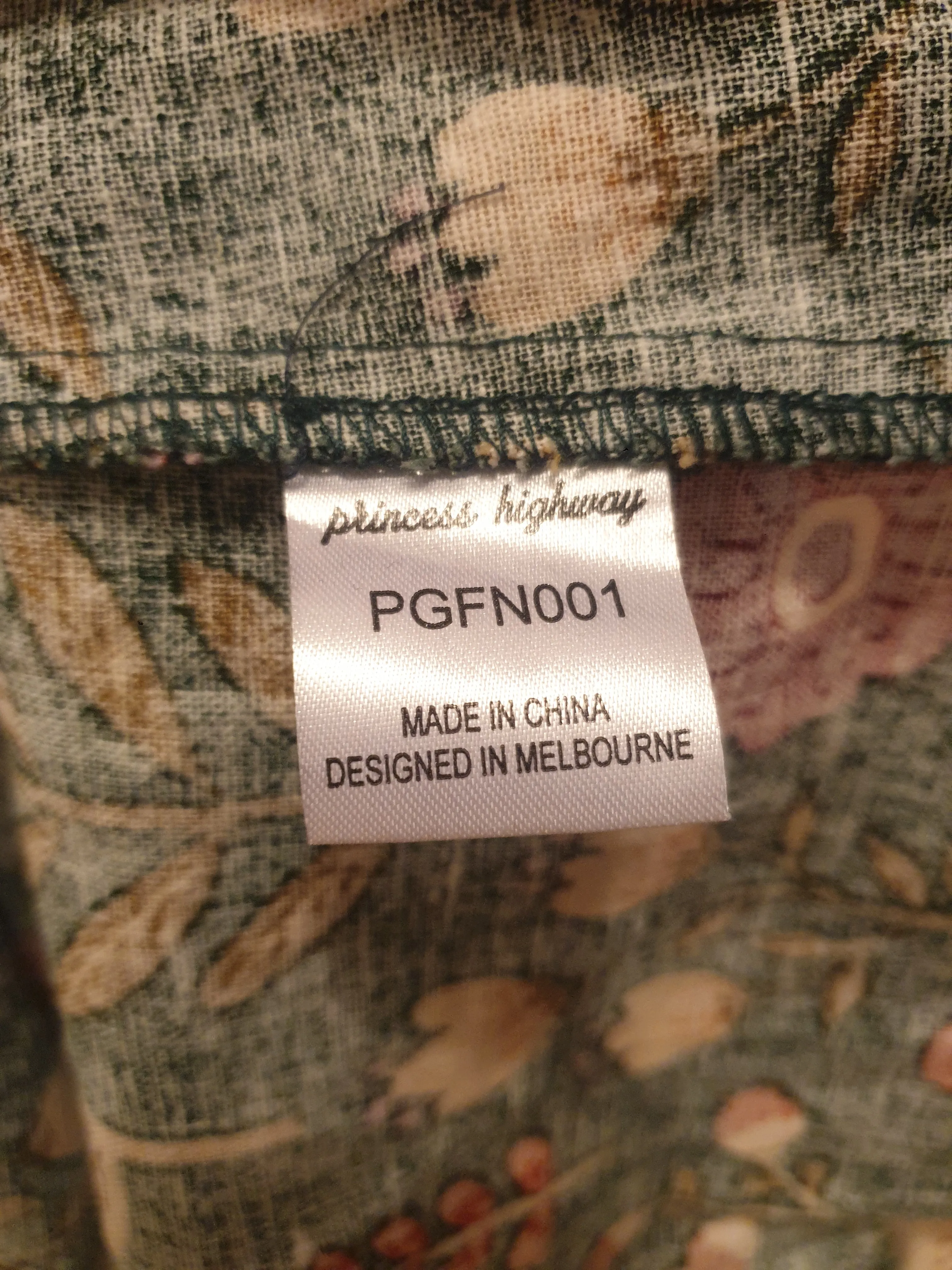 Princess Highway green floral print dress size 10