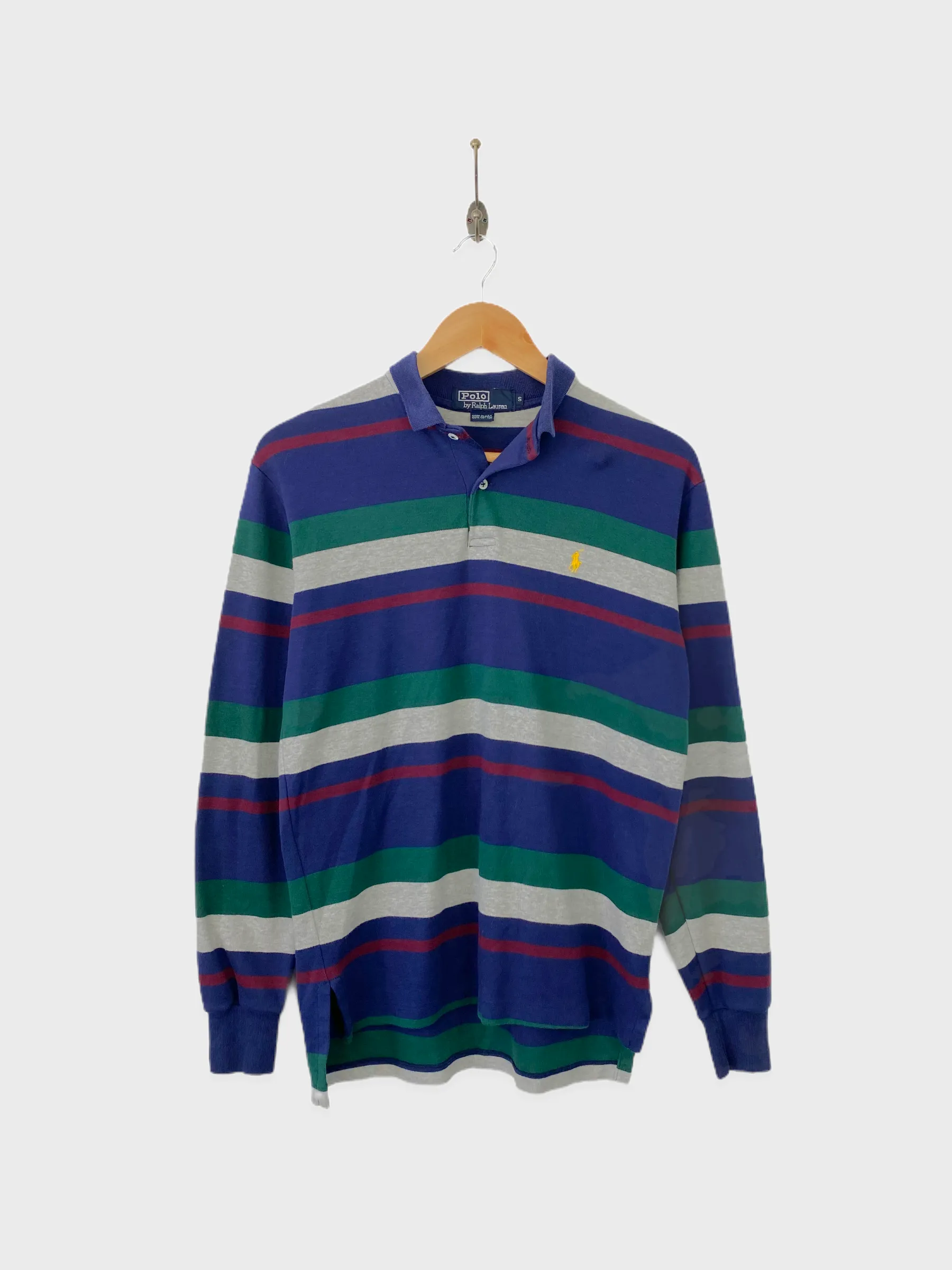 Ralph Lauren Embroidered USA Made Vintage Longsleeve Polo Size 6