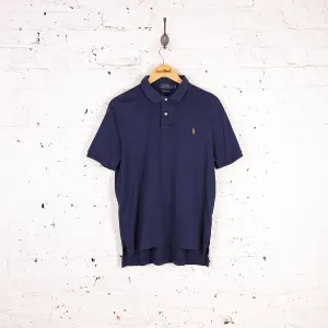 Ralph Lauren Short Sleeve Polo Shirt - Blue - L
