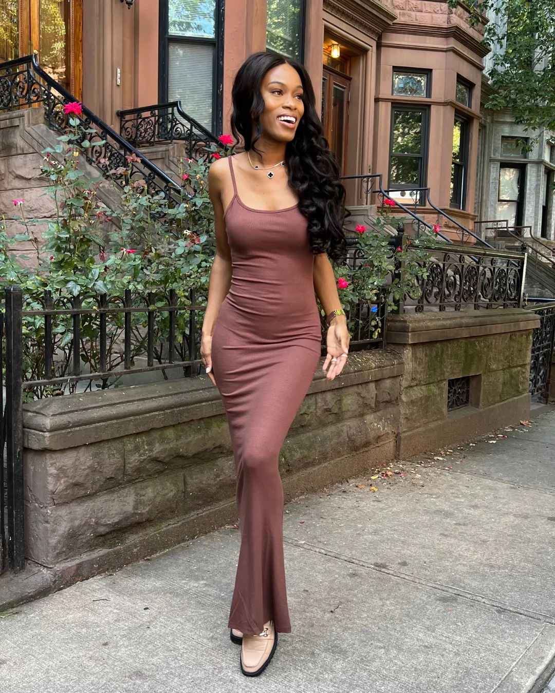 Ribbed Maxi Dress