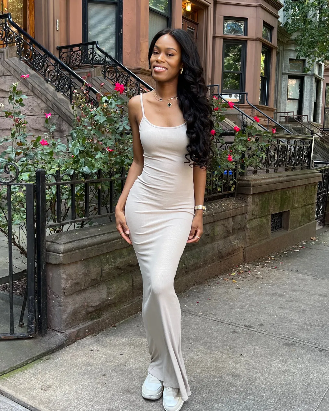 Ribbed Maxi Dress