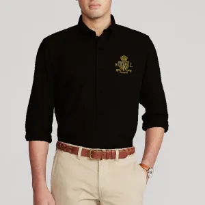 RL N Black embroidered logo Casual Shirt