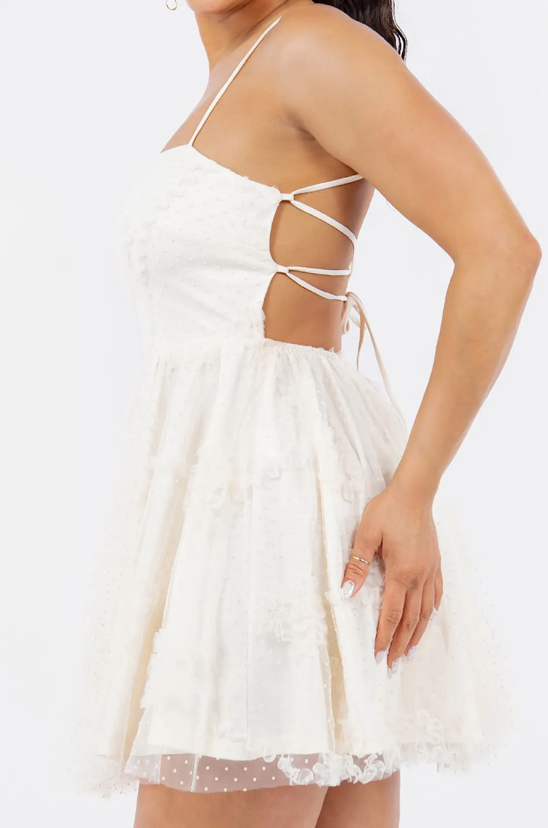 Romantic Floral Mini Dress