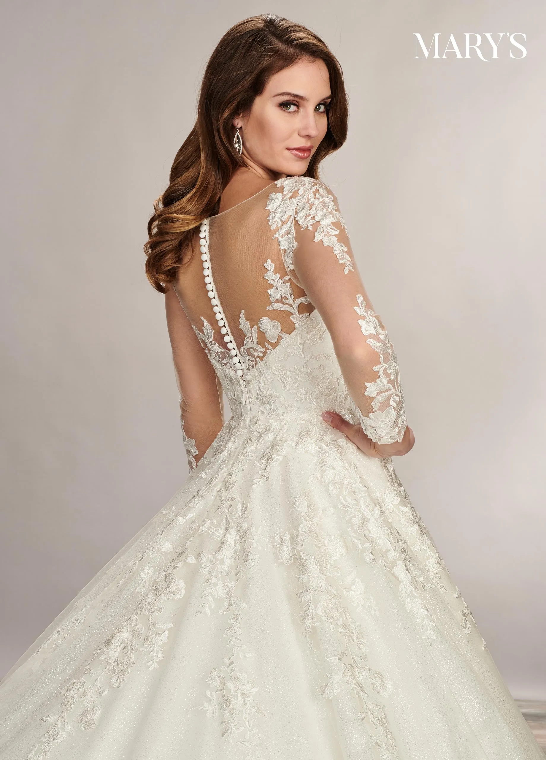 Romantic Glittering Bridal Ballgown