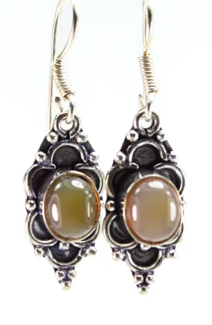 Romantic Hues Glass Flower Earrings