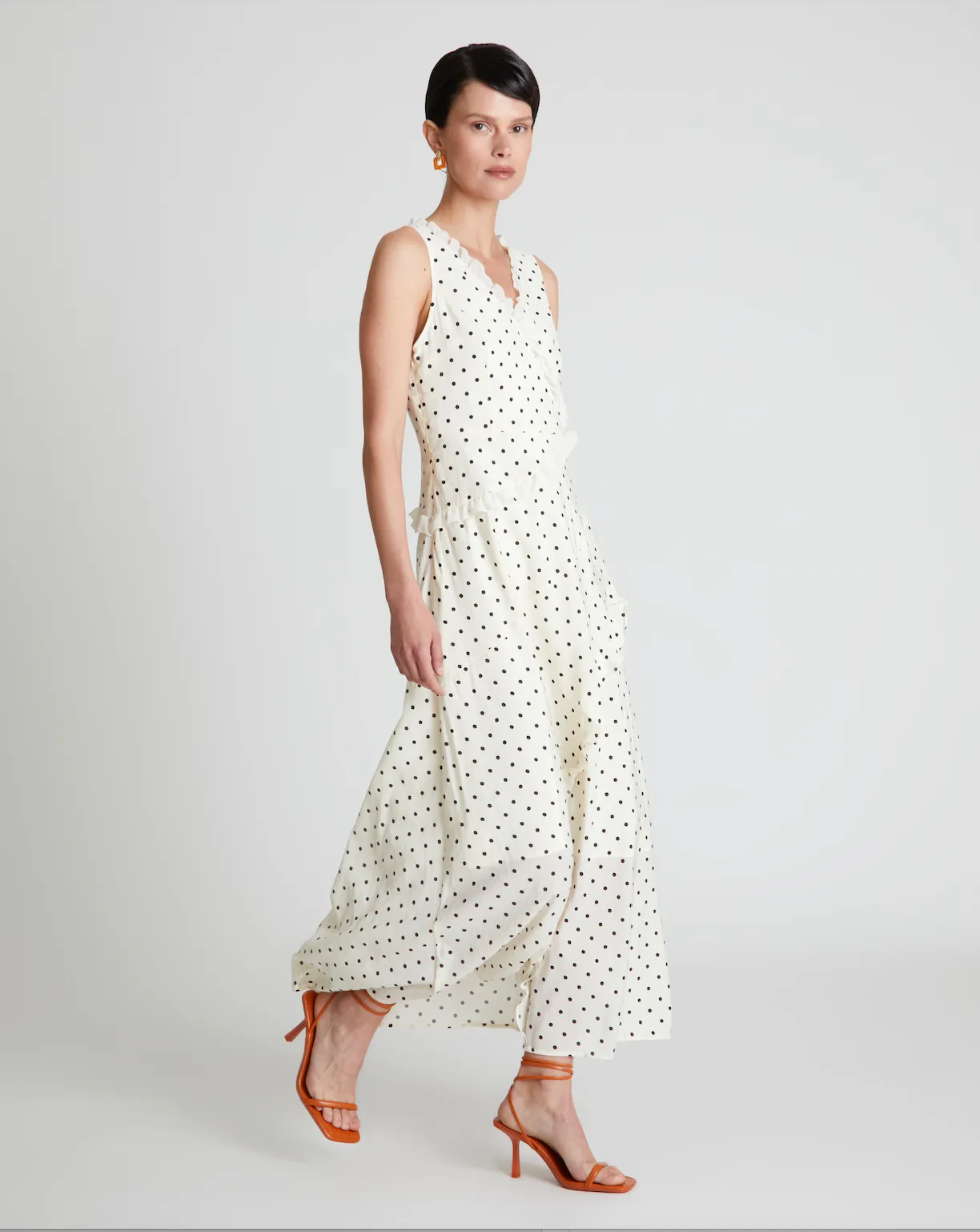 Romantic Polka Dot Dress