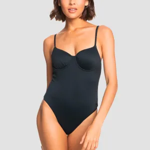 Roxy Rib Roxy Love The Muse One-Piece Swimsuit Anthracite - Solid - Womens