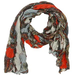 Sarah Motif Print Scarf