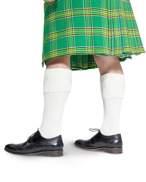 Scottish Kilt Hose - Cream