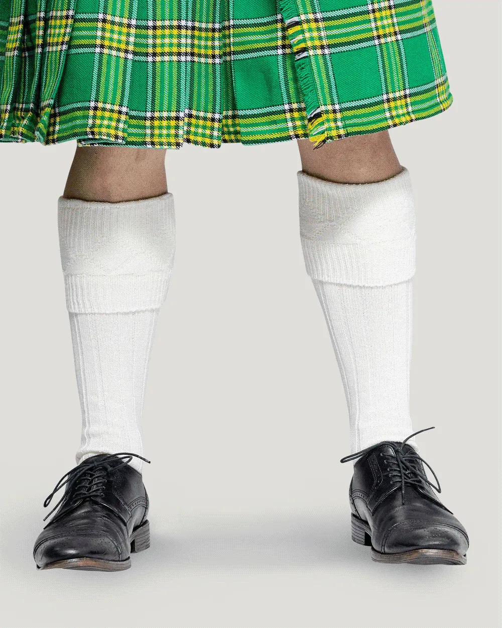 Scottish Kilt Hose - Cream