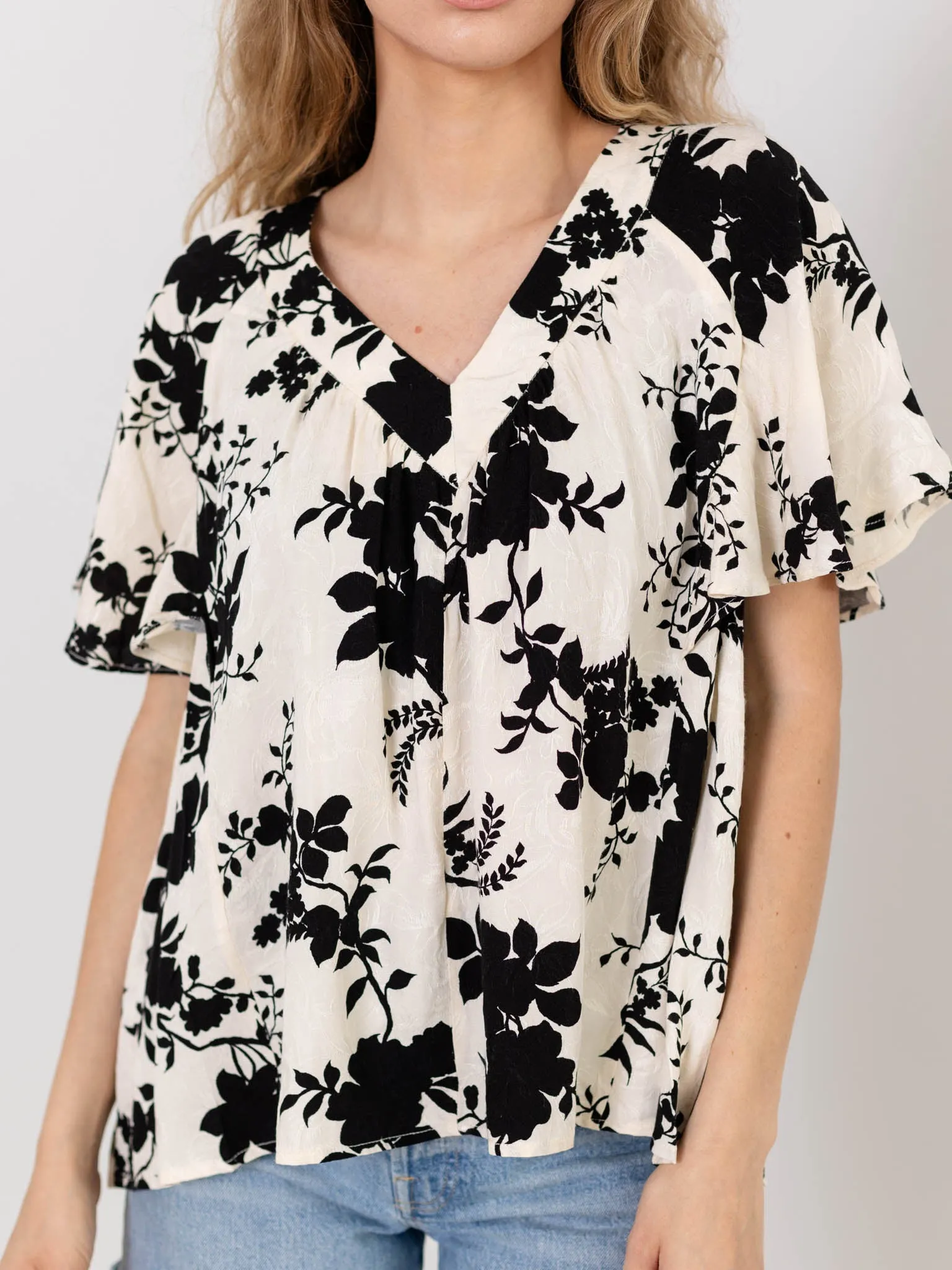 Skies Are Blue Amaya Printed Top