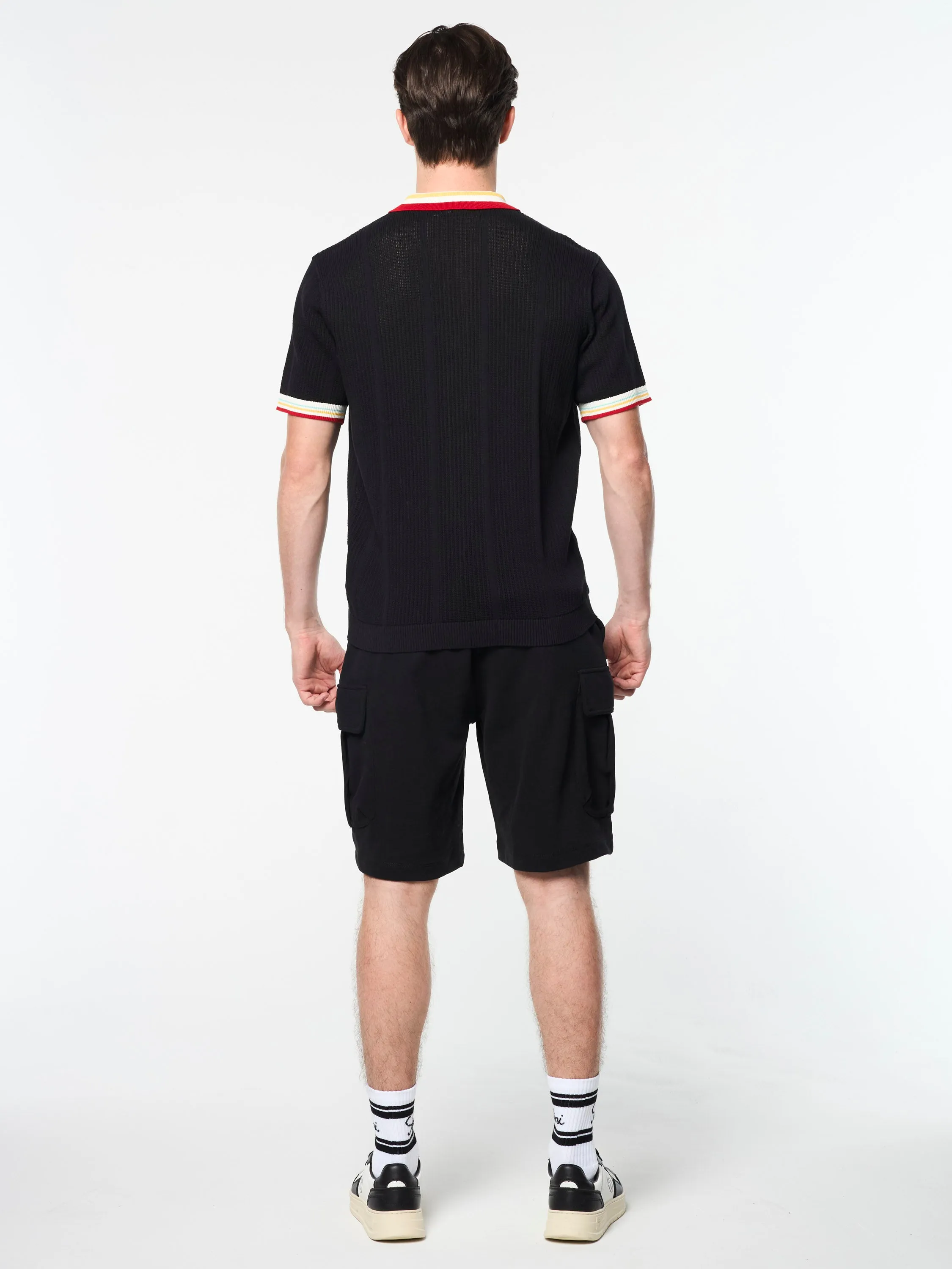 Slice Polo- Black/ Black