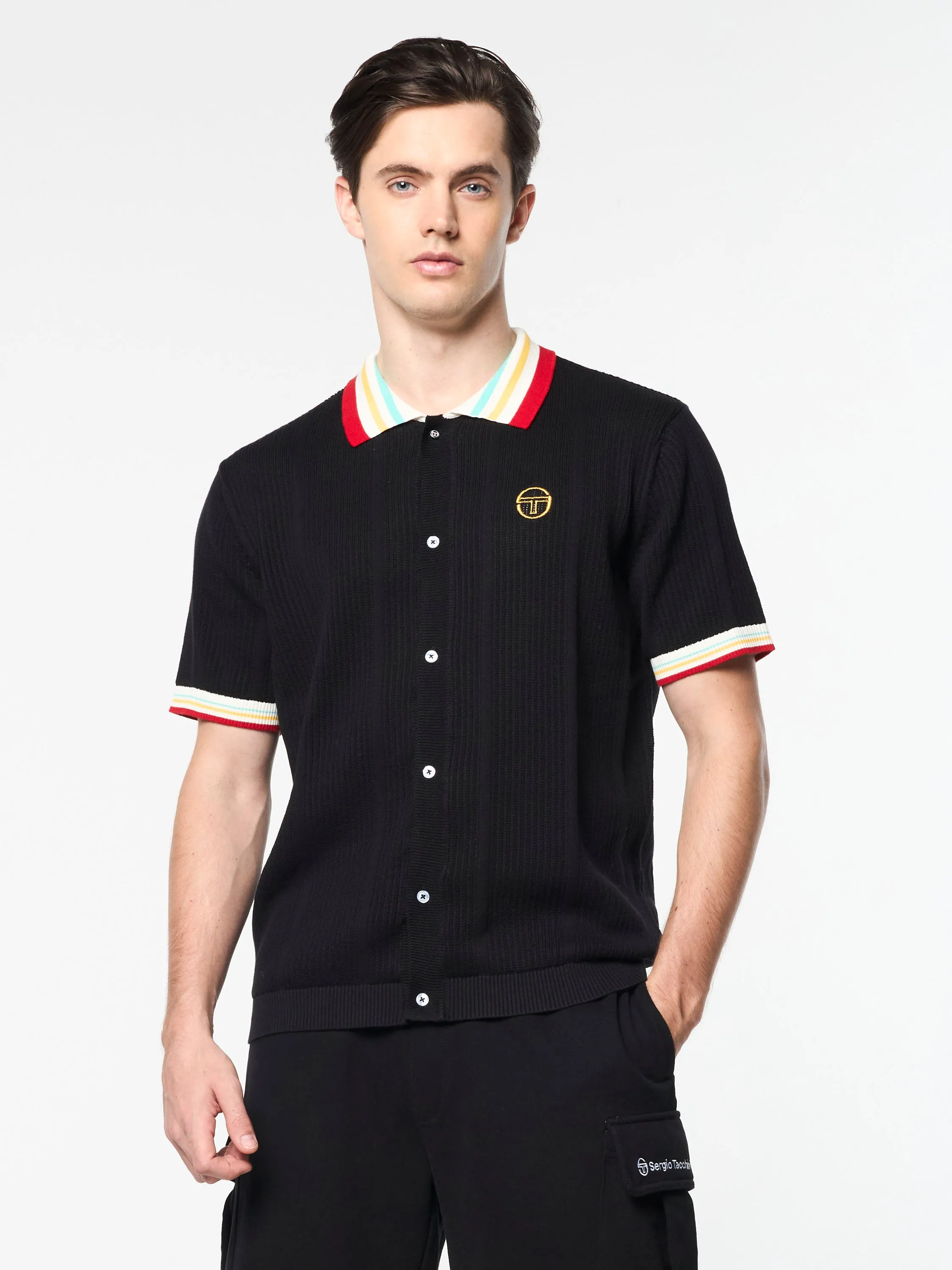Slice Polo- Black/ Black