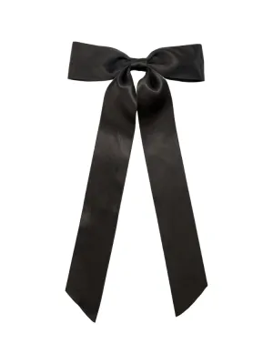 Sloane Bow Barrette - Black