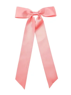 Sloane Bow Barrette - Pink