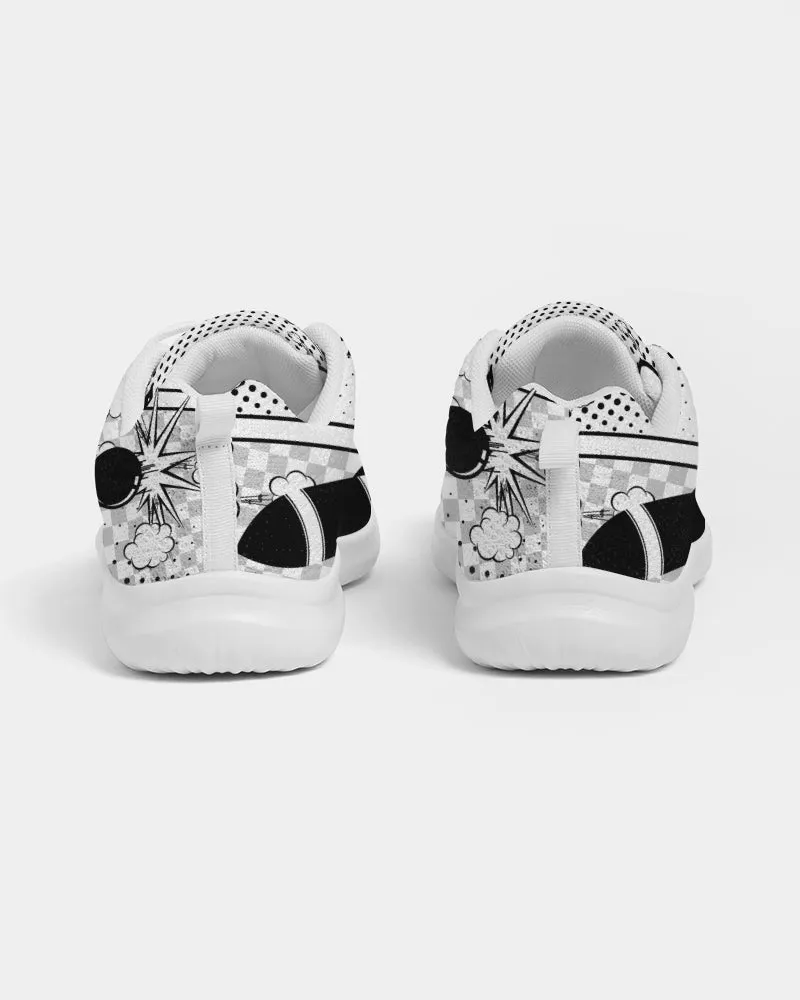 SMF Retro Comic Feminine Athletic Shoe
