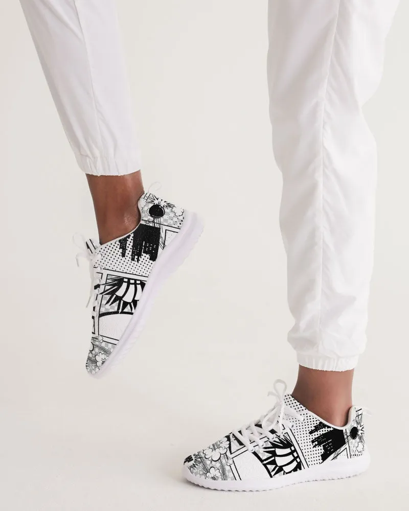 SMF Retro Comic Feminine Athletic Shoe