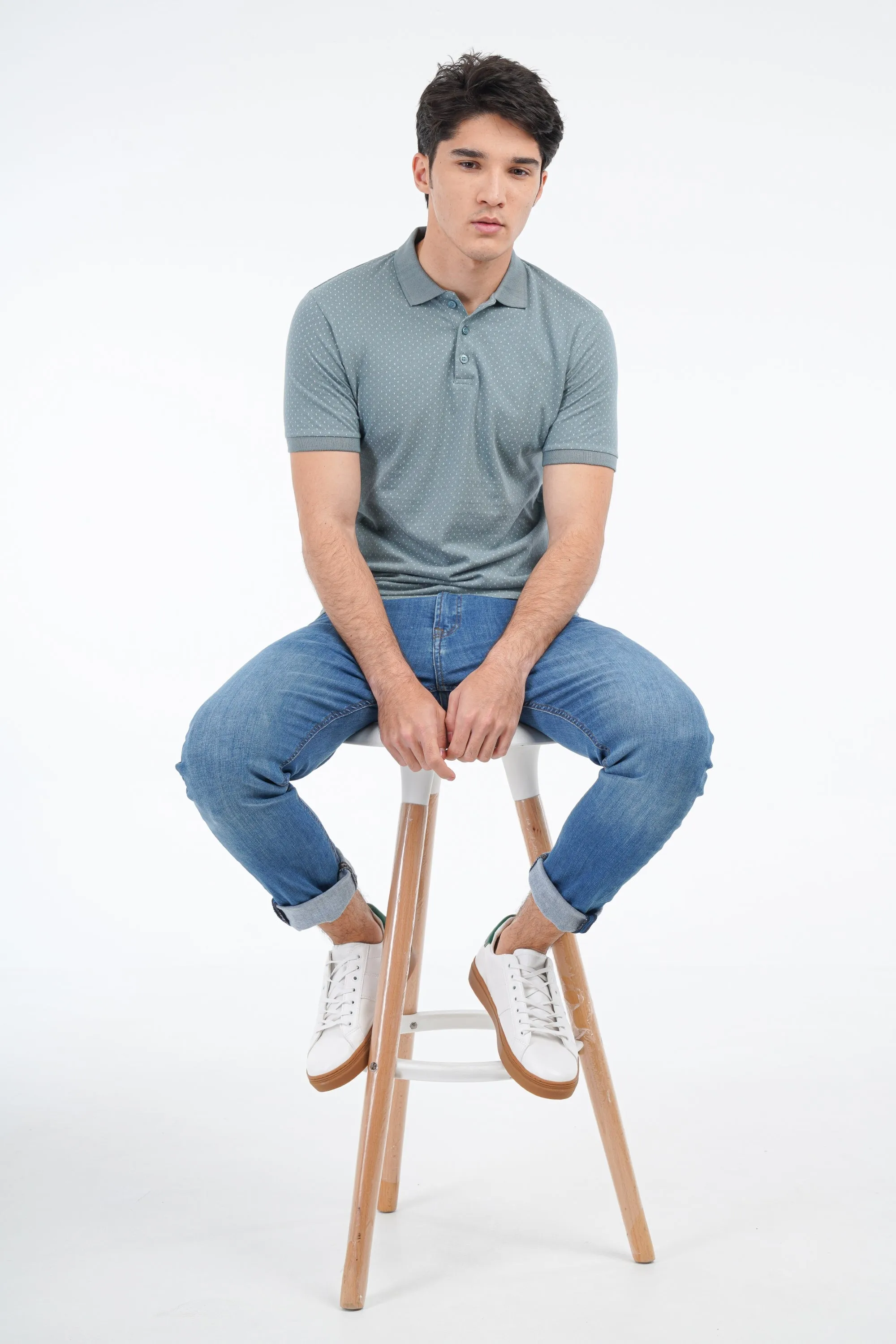 Soft Teal Polo