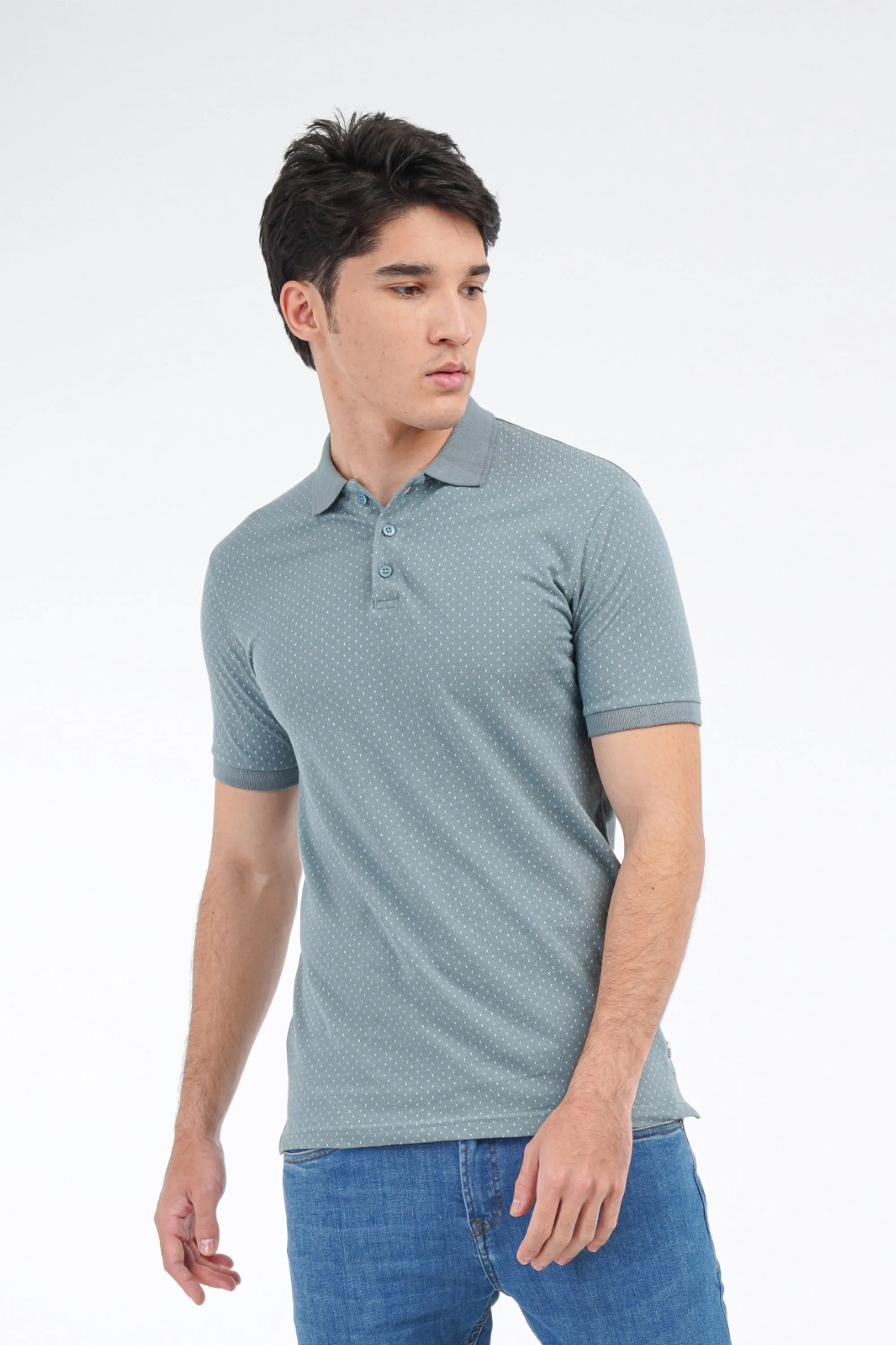 Soft Teal Polo