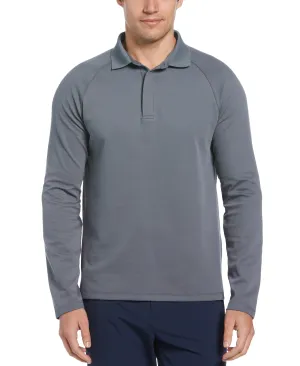 Solid Stealth Zip Polo