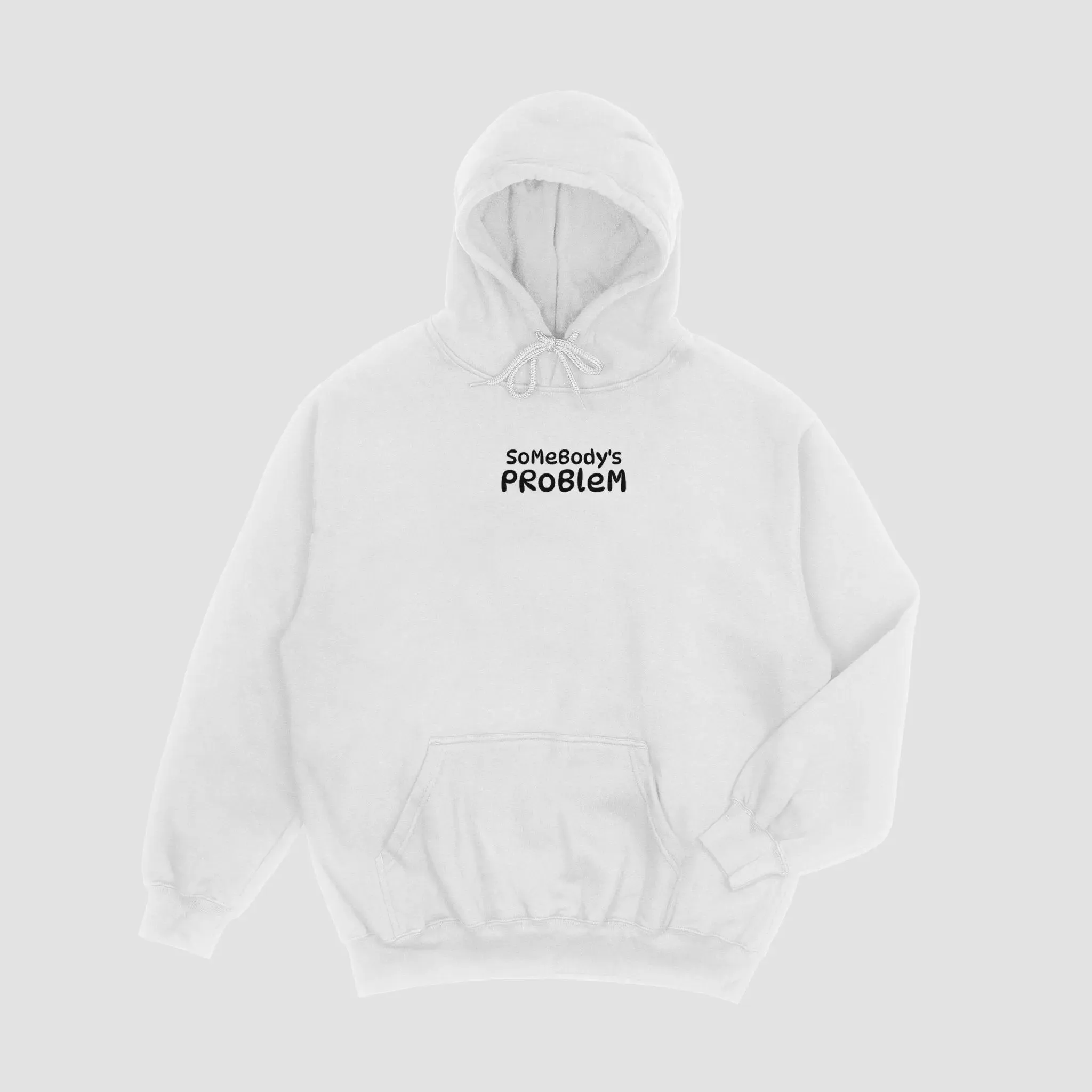 Somebodys Problem / Somebody Embroidered Matching Unisex Hoodies