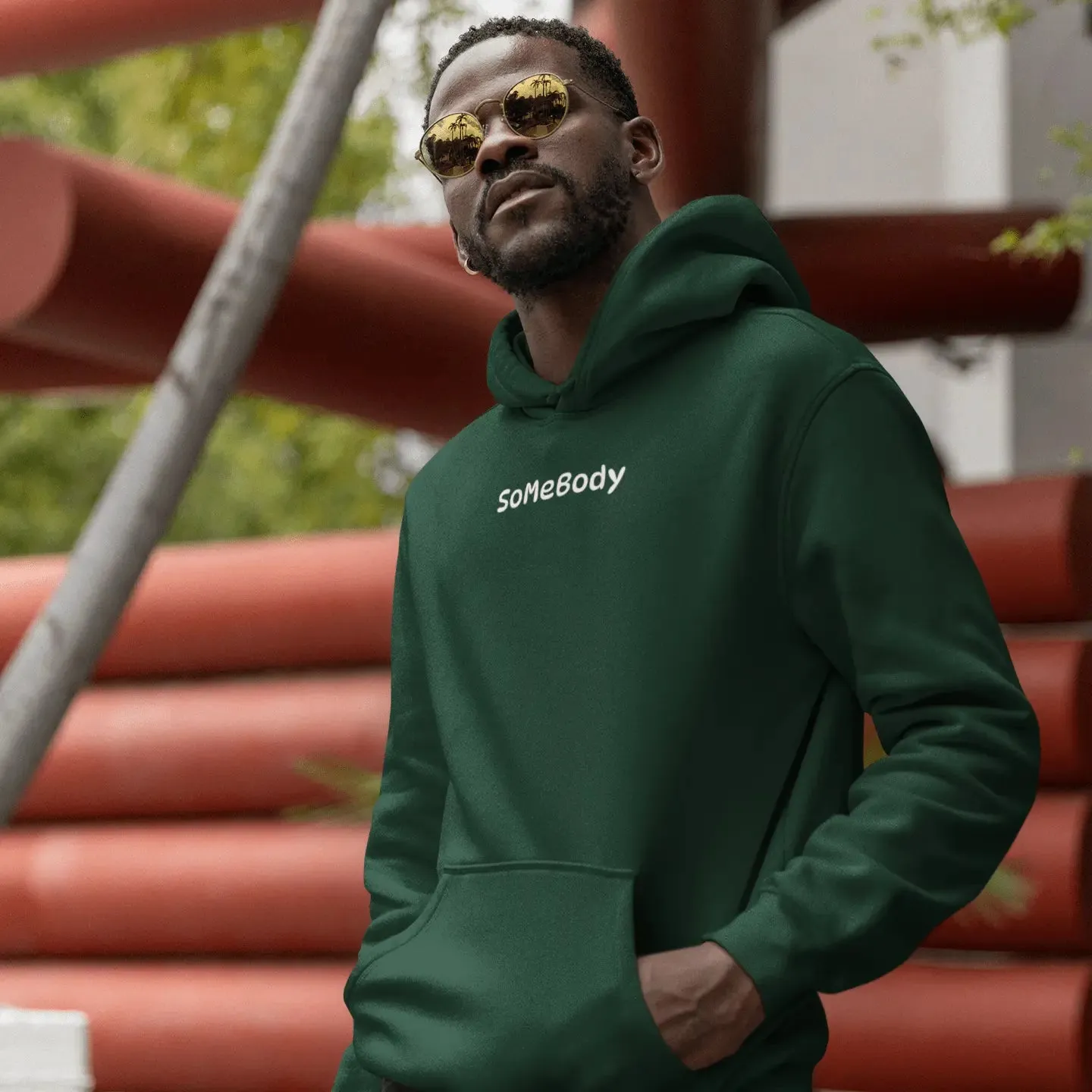 Somebodys Problem / Somebody Embroidered Matching Unisex Hoodies