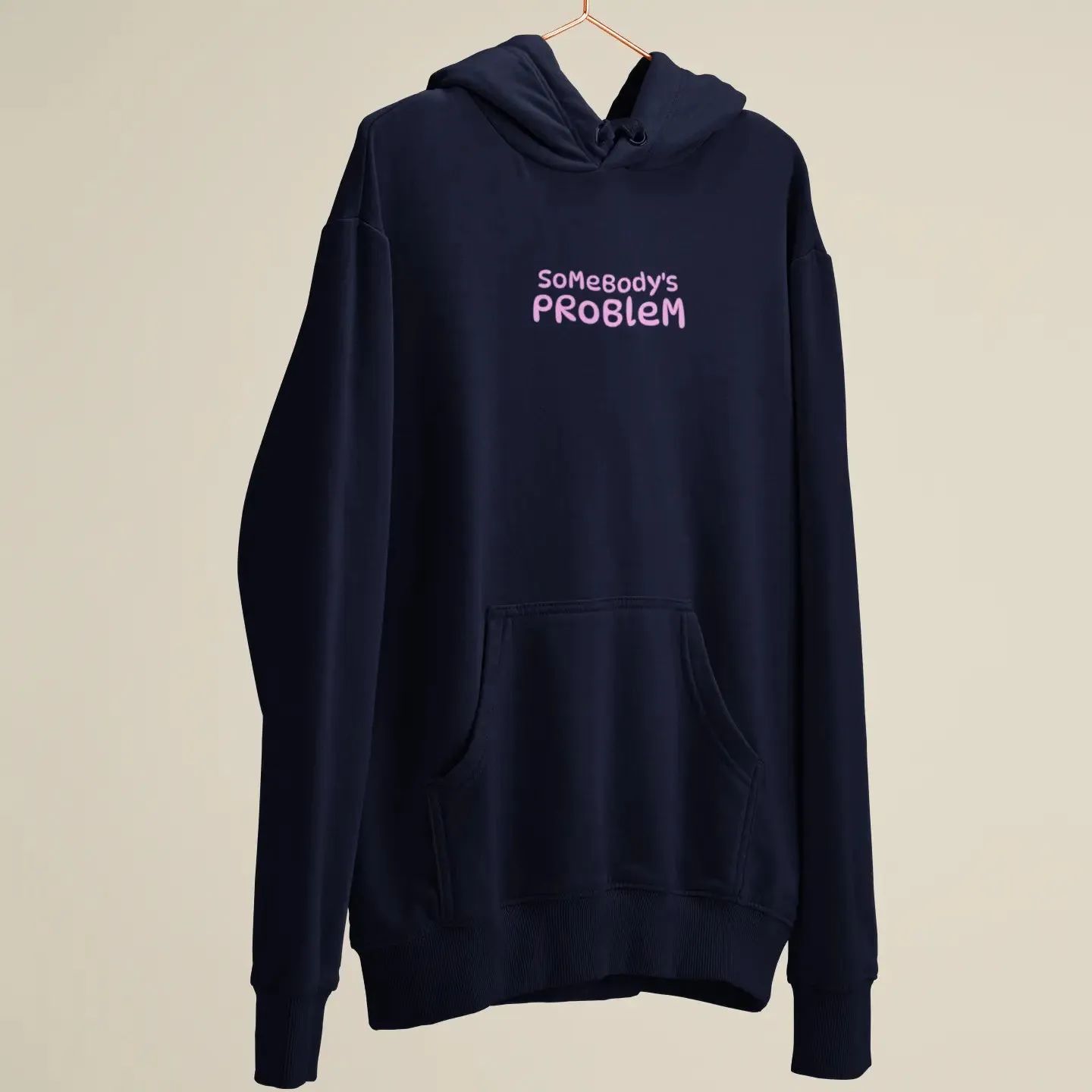Somebodys Problem / Somebody Embroidered Matching Unisex Hoodies