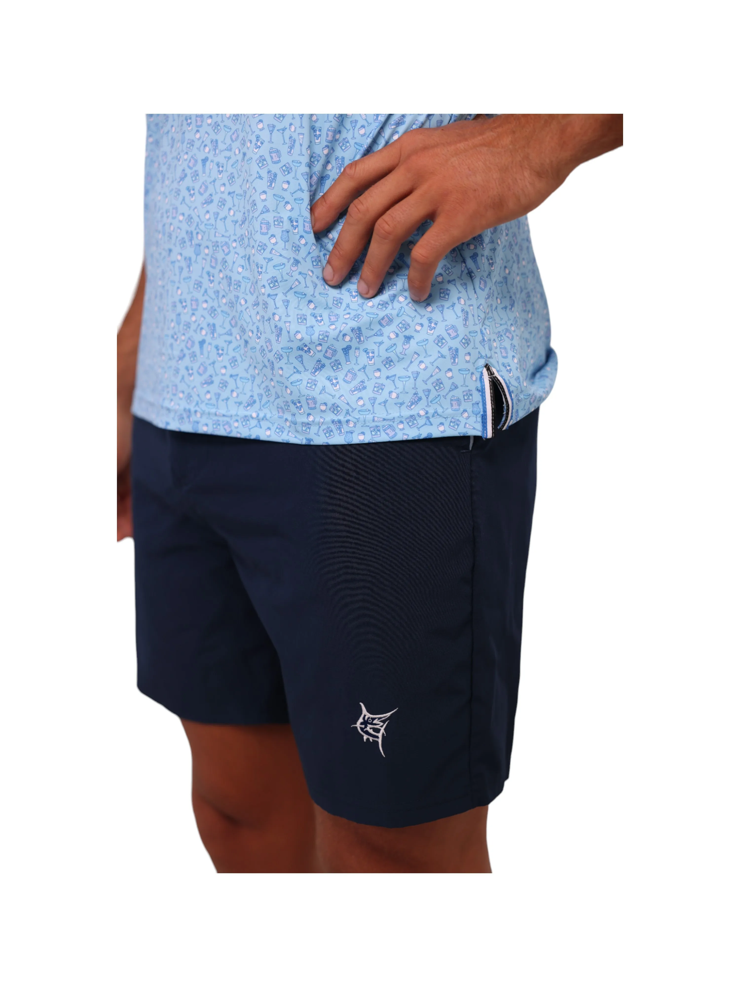 Spirits Print Polo